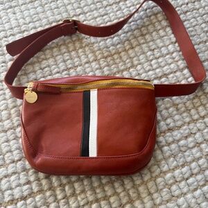 Clare V Fanny Belt Bag Stripe